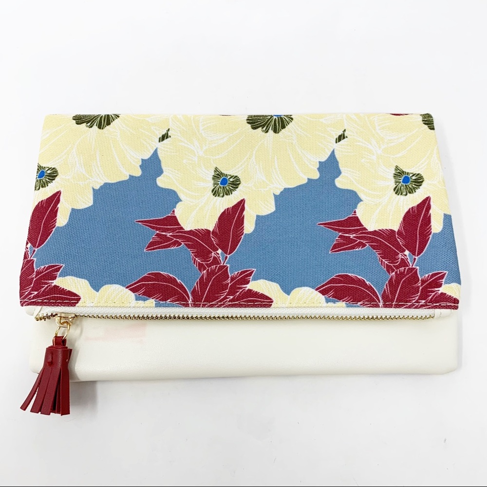 Rachel Pally Floral Fold-over Clutch